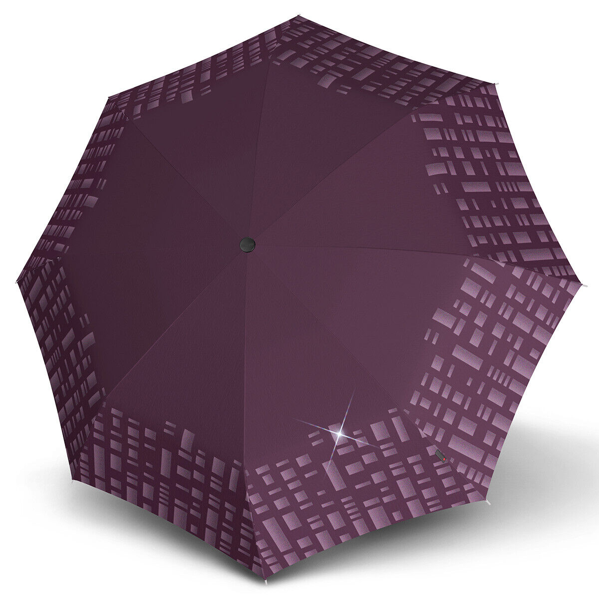 Knirps C.205 medium duomatic solid purple reflective